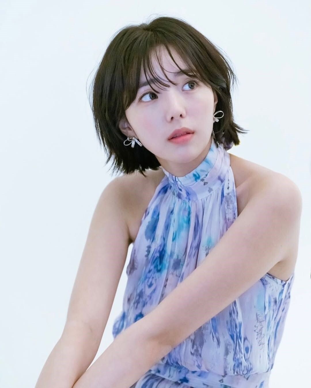 ▲蔡秀彬短髮 。(圖/翻攝自IG、MBC)