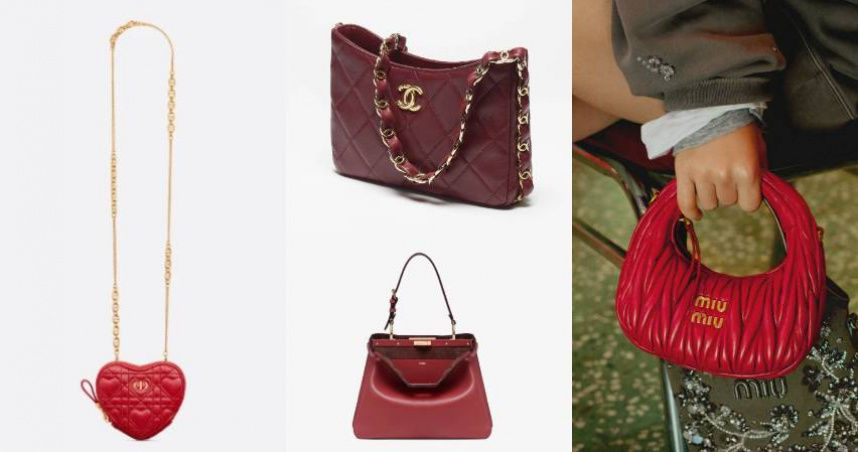 行走的開運神器、必須來一顆!精品紅色包包盤點:FENDI、CHANEL、CELINE、DIOR愛心包價格好親切