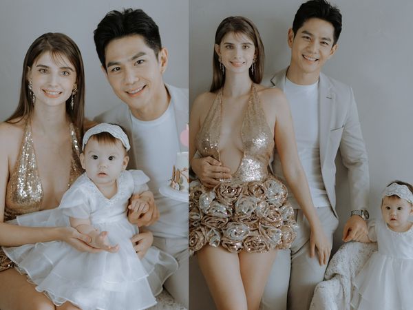 ▲▼祖雄佳娜攜女拍慶生全家福寫真。(圖/J2 Plus 婚紗攝影提供)