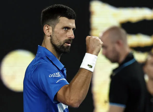 ▲▼墨爾本之王喬科維奇晉級澳網8強。(圖/路透)