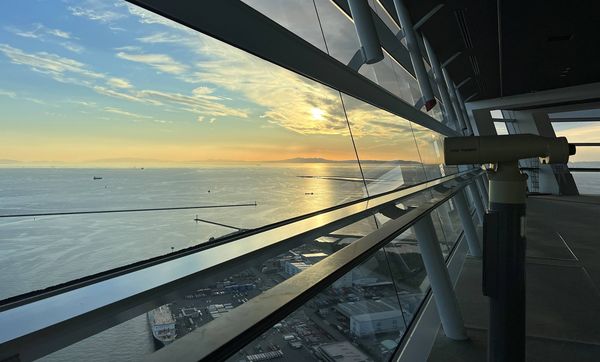 ▲▼日本關西大阪灣地標,咲洲宇宙塔展望台。(圖/部落客CJ提供)