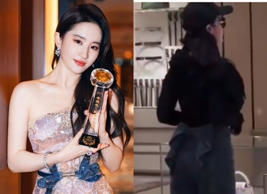 ▲櫃姐說劉亦菲微胖遭解雇。(圖/翻攝自微博)