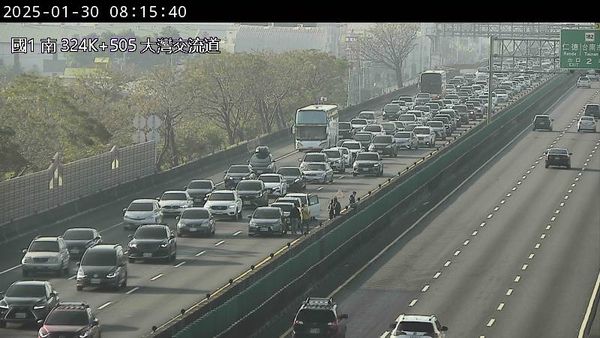 ▲▼高公局說明初二路況。(圖/高公局提供)