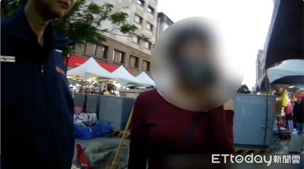 ▲員警獲報到場,動手的人已經離開 。(圖/記者吳奕靖翻攝)