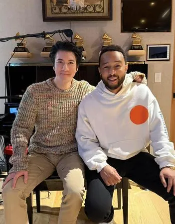 ▲▼王力宏與傳奇哥John Legend音樂合作曝光。(圖/西東音樂提供)