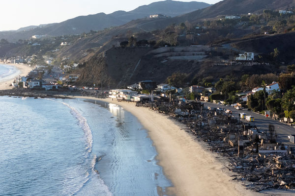 ▲▼加州野火肆虐,終告段落。(圖/路透)