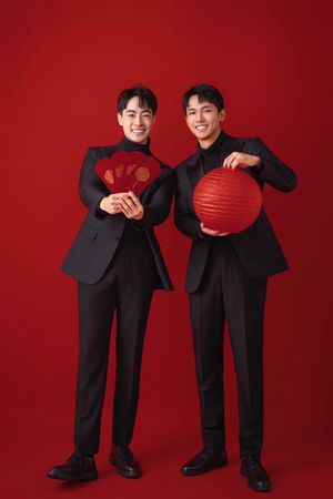 ▲朱宇謀、文威登演出BL劇《印象 青春》組成CP。(圖/經紀人提供)