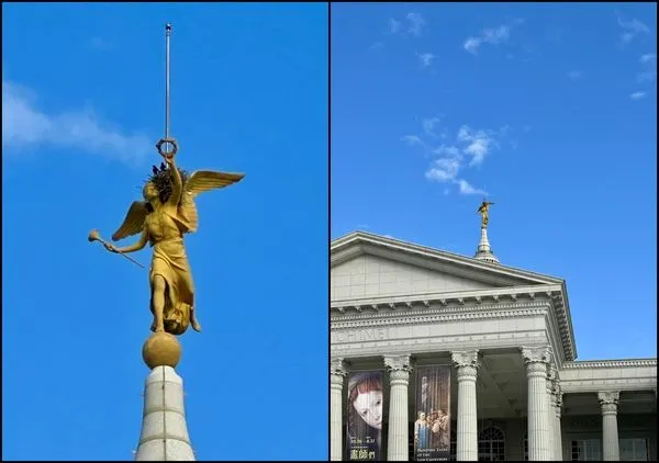 ▲▼奇美博物館圓頂榮耀天使鳥兒築巢 網友:真識貨。(圖/翻攝自台南式Tainan Style)