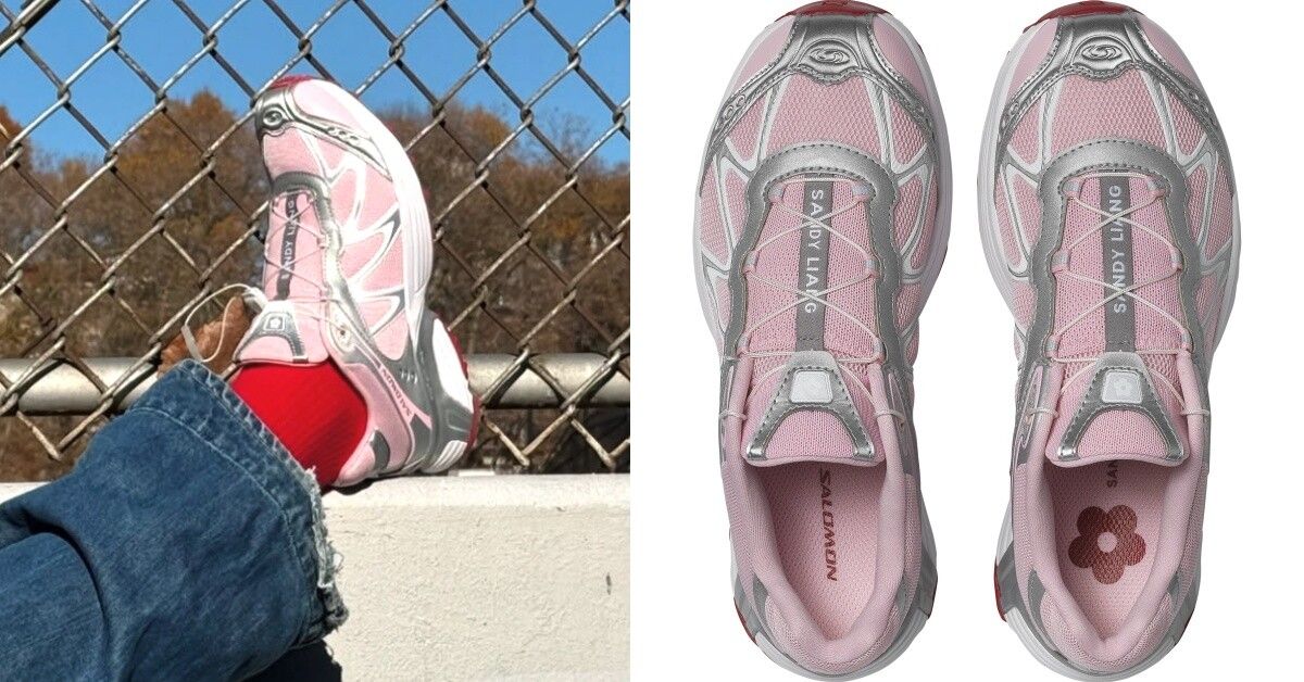 ▲粉色球鞋 。(圖/翻攝自IG)