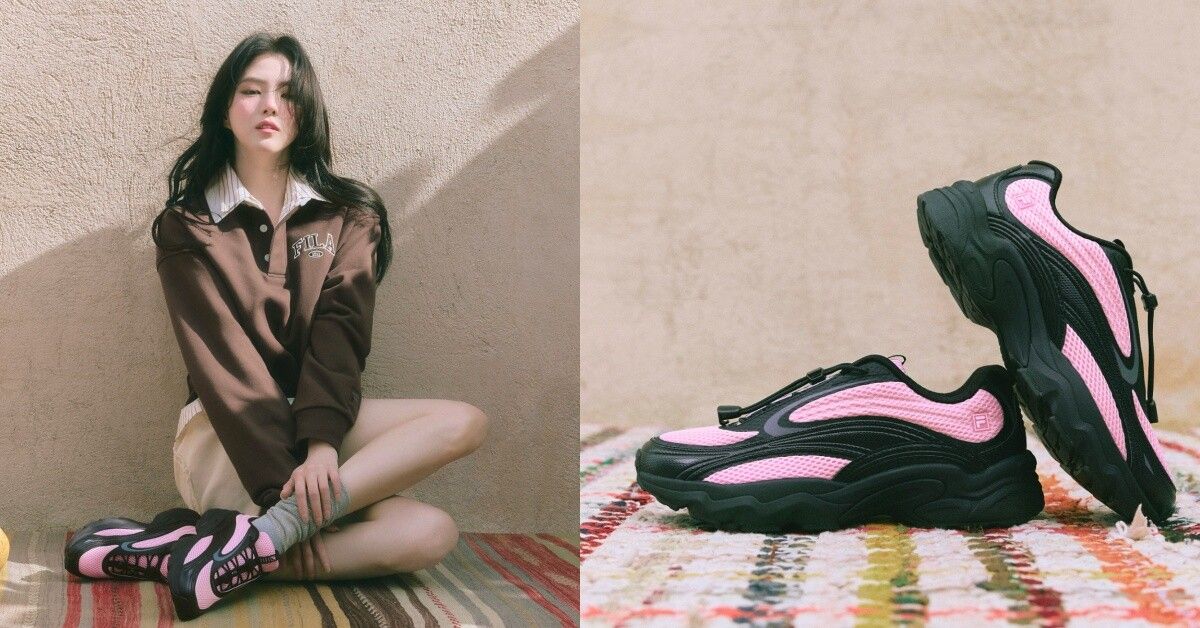 ▲粉色球鞋 。(圖/翻攝自IG)