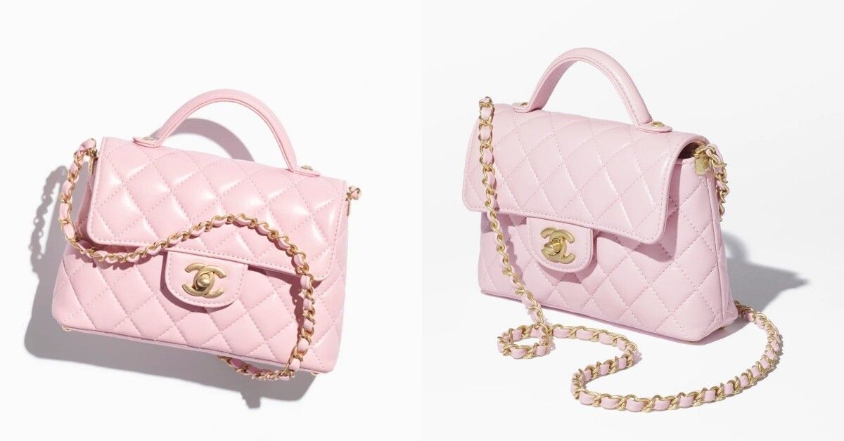▲粉色精品包 。(圖/翻攝自官網)