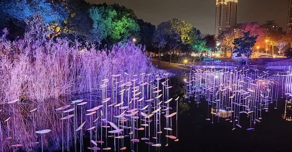 ▲新竹「東興圳光藝節」2月16日劃下句點。(圖/新竹縣政府文化局提供)