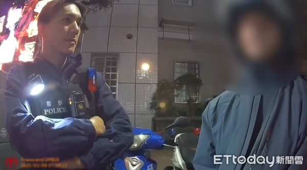 ▲▼陳姓男子被警方攔下,發現機車被前女友報案失竊 。(圖/記者陳以昇翻攝)