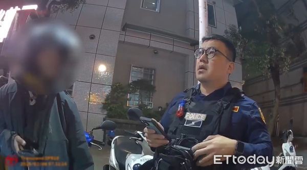 ▲▼陳姓男子被警方攔下,發現機車被前女友報案失竊 。(圖/記者陳以昇翻攝)