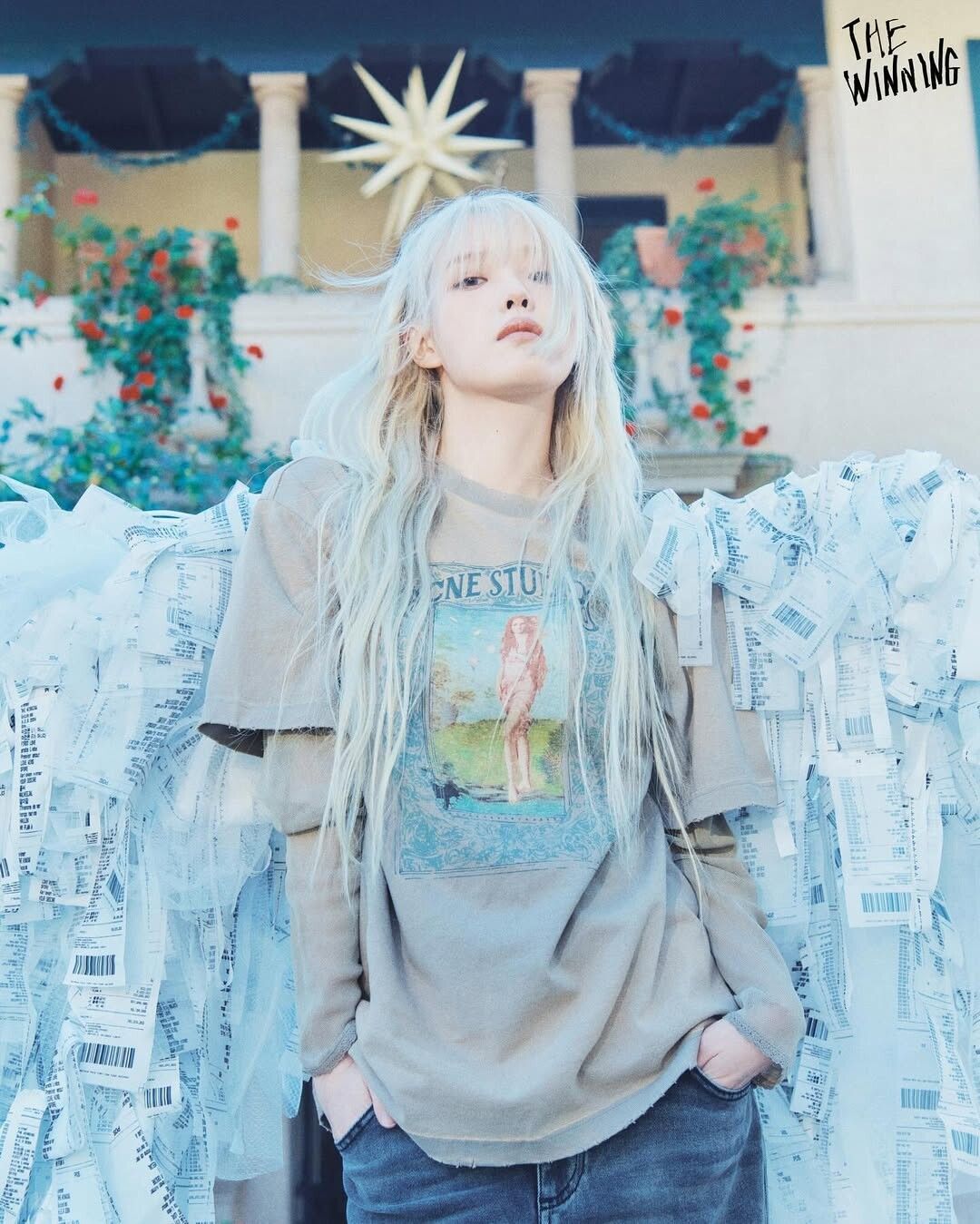 ▲韓星金髮 。(圖/翻攝自IG)