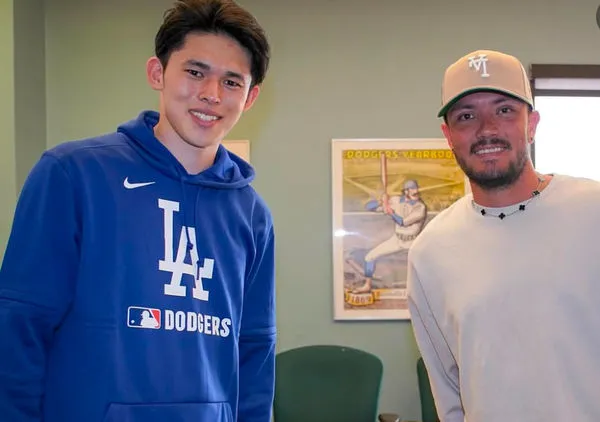 ▲ 佐佐木朗希、羅哈斯 。(圖/截自道奇官方IG))