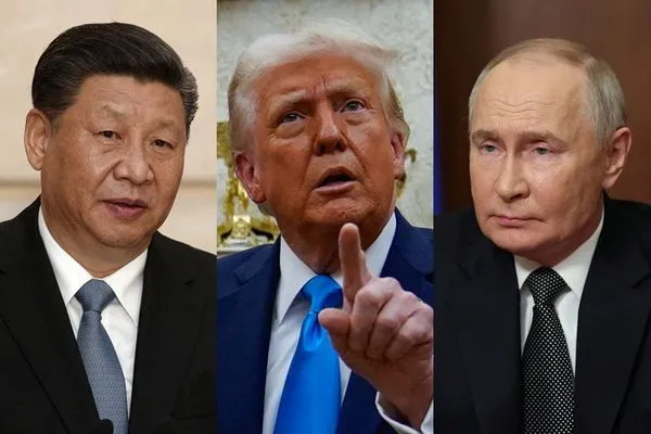 ▲▼美國總統川普(Donald Trump)、中國國家主席習近平和俄羅斯總統普丁(Vladimir Putin)。(組圖/路透)