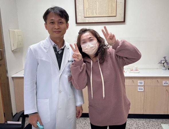 ▲彰化女子感冒咳嗽數周無法躺平睡覺竟已心臟衰竭。(圖/員榮醫院提供)