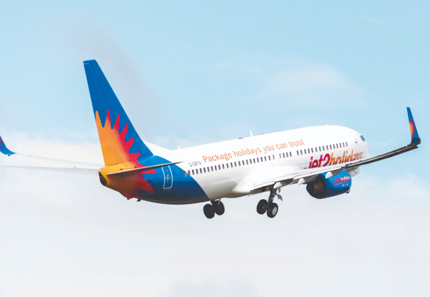 ▲▼乘客暴斃飛機上!緊急降落西班牙 死者國籍不明。(圖/翻攝自Facebook/Jet2)