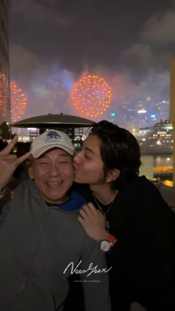 ▲▼王大陸1月在香港跨年。(圖/翻攝自IG)