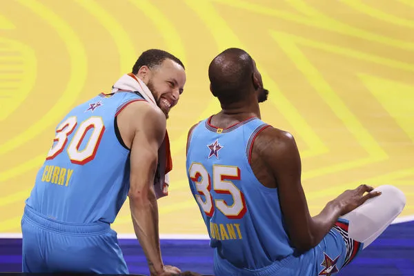 ▲▼杜蘭特全明星賽再次聯手柯瑞。(圖/達志影像/美聯社)