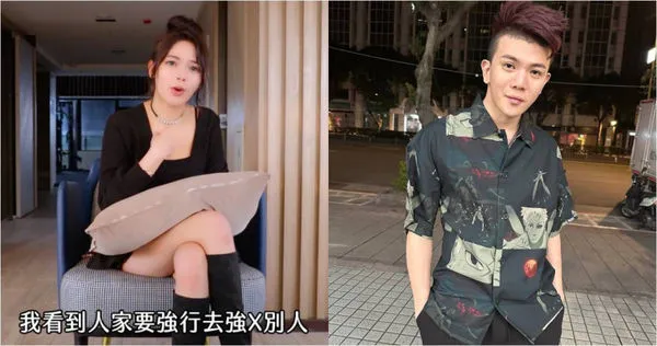 舒二魚(左)透露孫生常對網紅性騷擾。(圖/舒舒舒二魚YouTube、孫生IG)