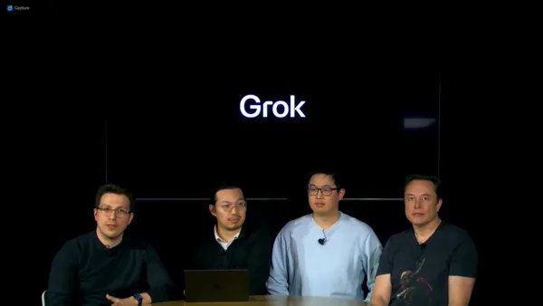 ▲▼Grok 3發表會。(圖/翻攝自直播)