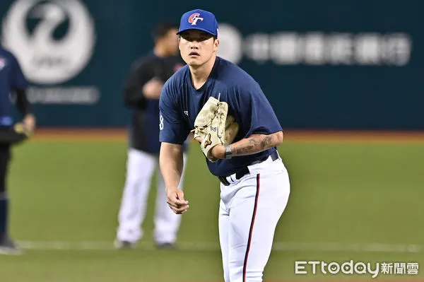 ▲▼經典賽資格賽練球日,莊陳仲敖。(圖/記者李毓康攝)