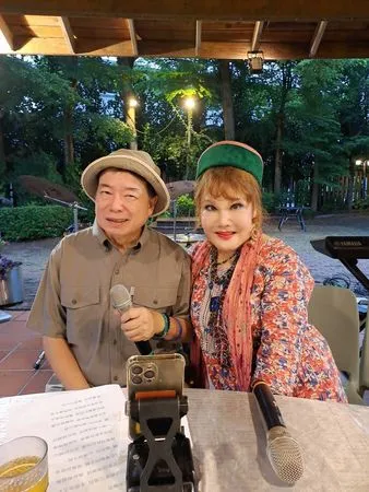 ▲廖峻與澎澎。(圖/翻攝自Facebook/澎澎GO GO GO)