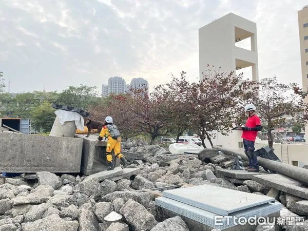 ▲▼高雄市政府消防局日前參與搜救犬領犬員進階訓練及國際搜救犬認證評測,6組警義消領犬員及搜救犬全數通過,取得4隻中級認證及2隻初級認證佳績。(圖/記者吳世龍翻攝)