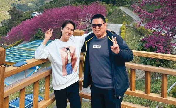 立委高金素梅(左)的侄子高晉揚(右)捲入苗栗溫泉飯店開發弊案。(翻攝高晉揚臉書)