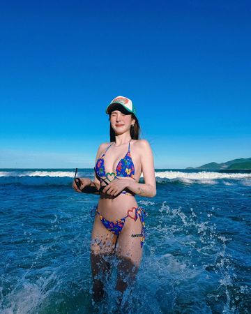 ▲孫尤安曬出一系列泳裝辣照。(圖/翻攝自Instagram/yoannasun)