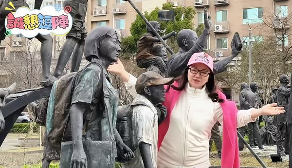 ▲白冰冰素顏出現在民視廣場開始冰冰姐的一天。(圖/長興影視)