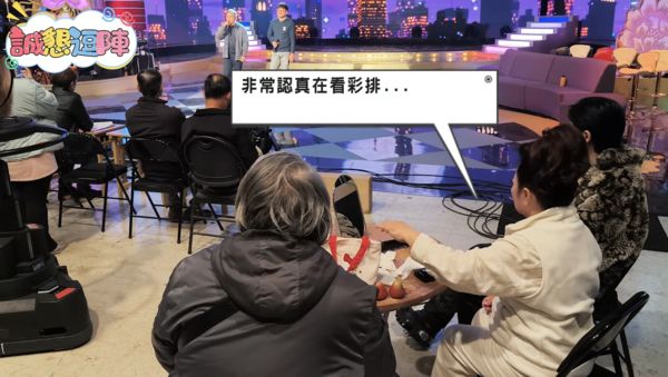 ▲白冰冰素顏出現在民視廣場開始冰冰姐的一天。(圖/長興影視)