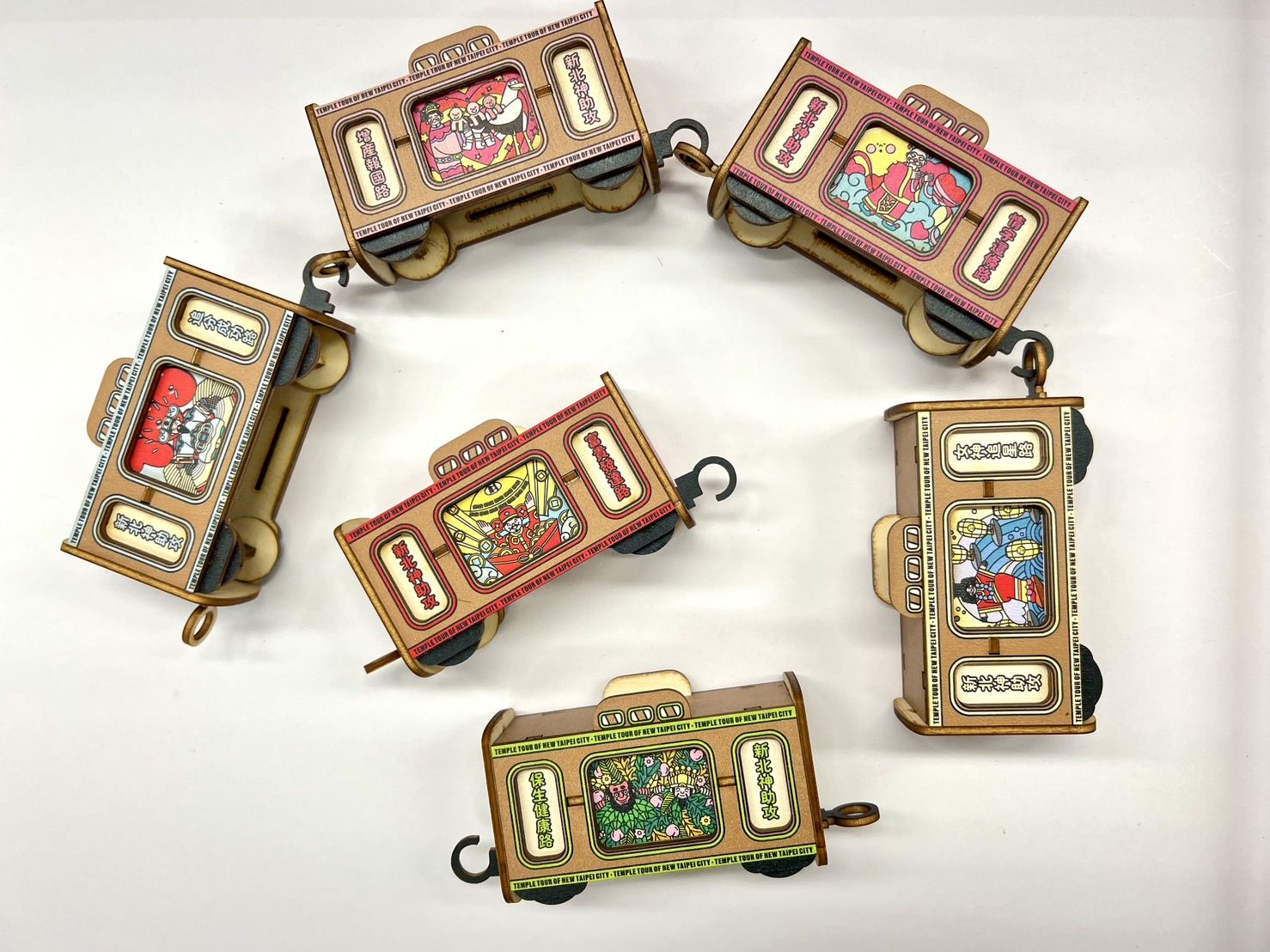 ▲▼新北,2025雙北世壯運,集章,列車,廟宇,祈福。(圖/新北市政府提供)