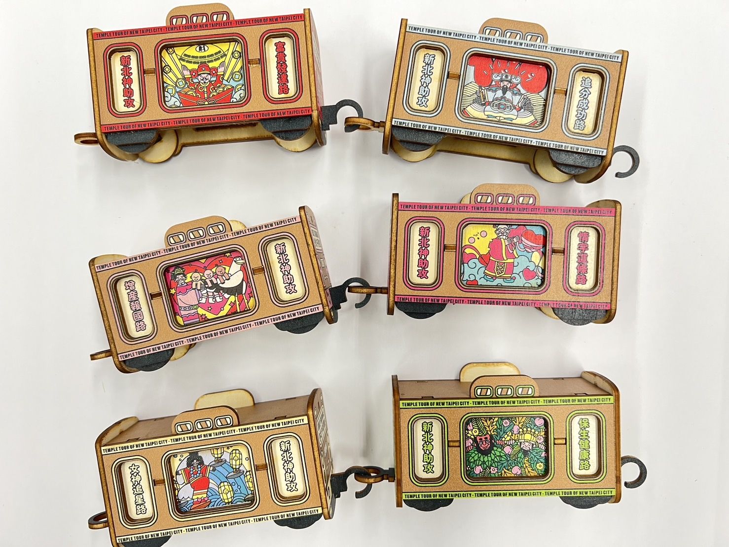 ▲▼新北,2025雙北世壯運,集章,列車,廟宇,祈福。(圖/新北市政府提供)