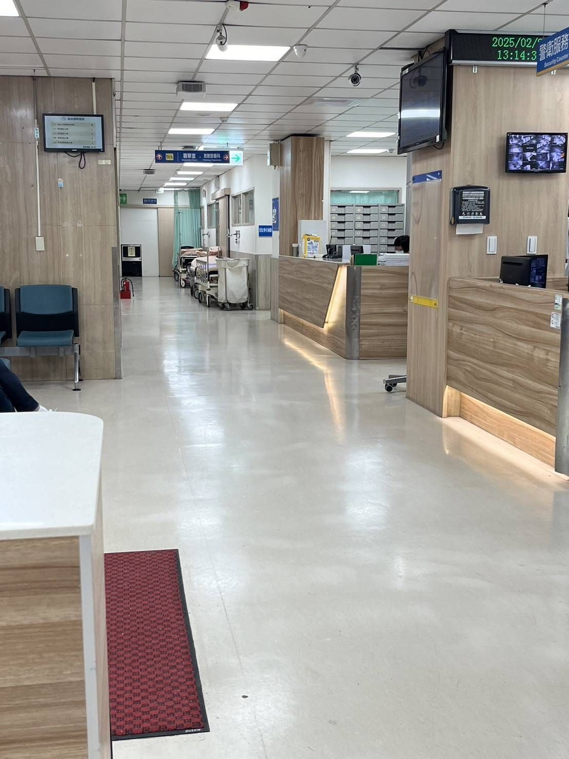 ▲▼部北急診現況,已經沒有出現壅塞的情況。(圖/部立台北醫院提供)