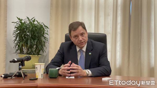 ▲▼美國商會烏克蘭分會(American Chamber of Commerce in Ukraine)會長亨德(Andy Hunder)。(圖/記者陶本和攝)