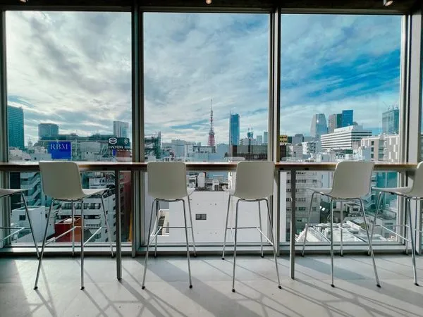 ▲▼未來感十足的東京膠囊9h Nine Hours!獨享東京鐵塔的城市景觀露臺Lounge!從羽田機場前往只需30分鐘即可抵達。(圖/部落客CJ夫人授權提供)