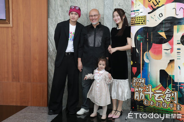 ▲▼劉亮佐、趙小僑、劉子銓、典典寶寶「第八屆筋斗云創劇本創投平台」發佈會。(圖/記者周宸亘攝)