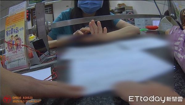 ▲埔里警分局與郵局聯手,阻止翁姓女子匯出10萬元「投資」虛擬貨幣。(圖/記者高堂堯翻攝)