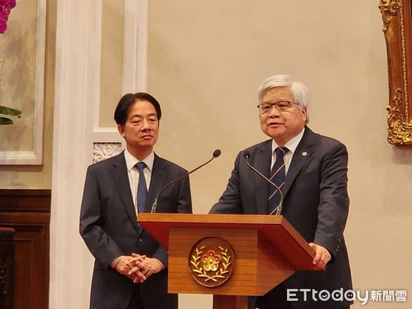 ▲▼總統賴清德偕同台積電董事長魏哲家召開記者會現場。(圖/記者陳家祥攝)