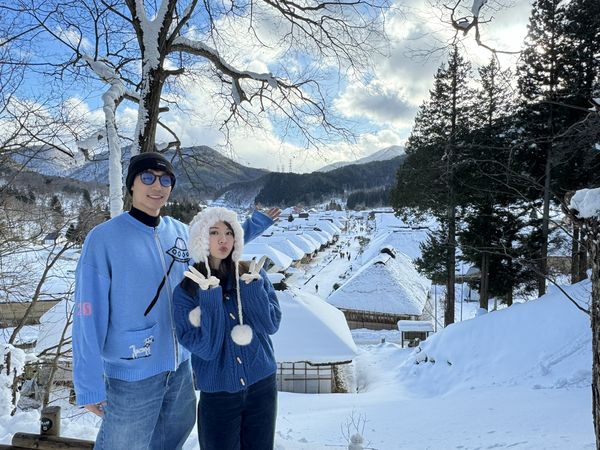 ▲卞慶華(左)與林莎。(圖/TVBS提供)