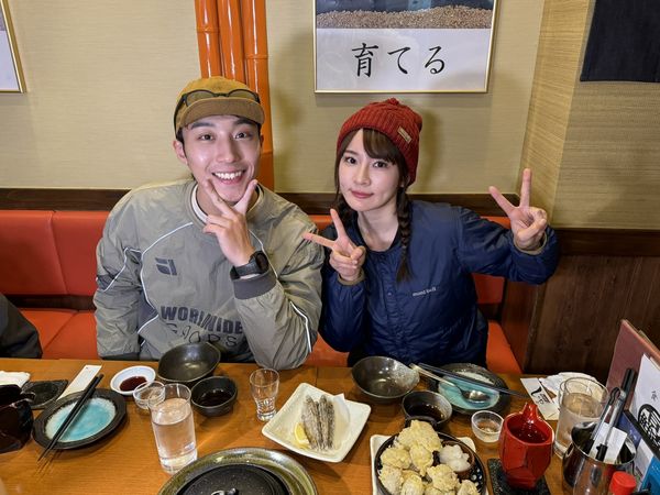 ▲卞慶華(左)與林莎。(圖/TVBS提供)