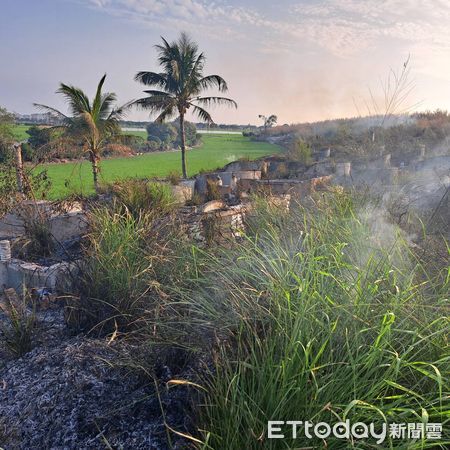 ▲清明掃墓慎終追遠,但經常發生使用火源不慎引起火災,台南市消防局呼籲民眾:「清明掃墓不用火,防止火災發生」。(圖/記者林東良翻攝,下同)