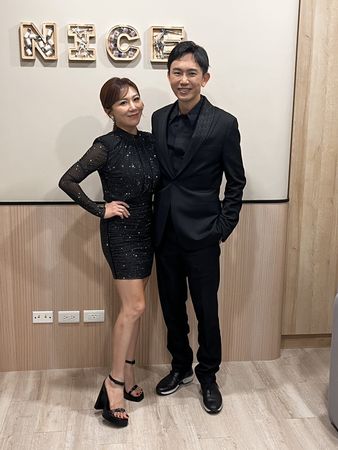 ▲佩甄與老公王祚軒。(圖/讀者提供)