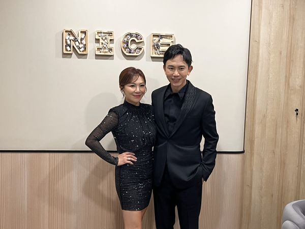 ▲佩甄與老公王祚軒。(圖/讀者提供)