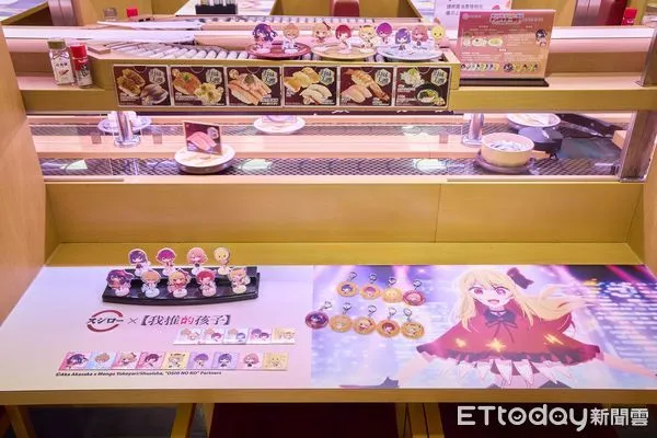 ▲壽司郎x《我推的孩子》聯名活動一次看。(圖/記者黃士原攝)