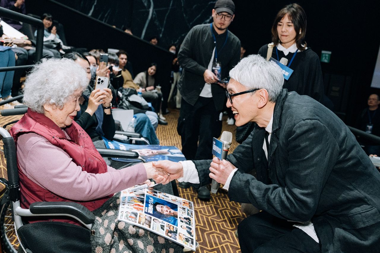 ▲▼松重豐到台中宣傳電影。(圖/采昌國際多媒體提供)