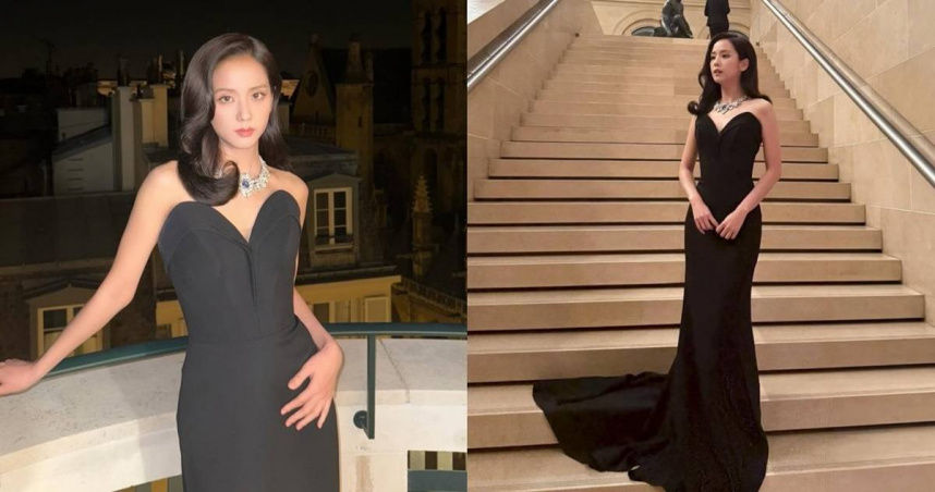 原來Jisoo身材這麼辣!「深V美胸禮服」驚豔全網,從少女體態到仙氣腹肌的瘦身秘訣:吃辣、皮拉提斯、細嚼慢嚥!